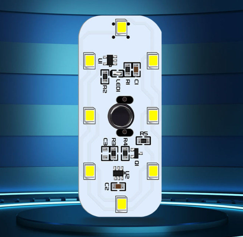 Hersteller von starren Mehrschicht-PCB mit 12 hohen Licht-LEDs für Auto-Leselicht-Unterstützung Touch Switch USB-Ladung