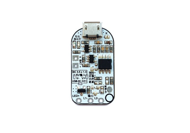 PCBA für Touch-Control-Tischlampe mit drei schrittlosen Dimming-LED unterstützt Lade- und Entladeschutz