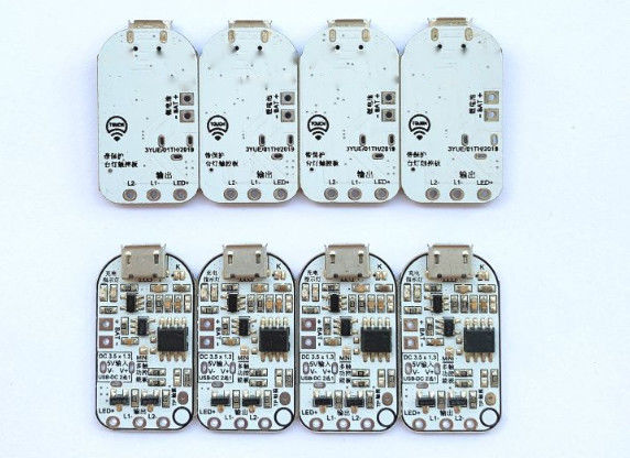 PCBA für Touch-Control-Tischlampe mit drei schrittlosen Dimming-LED unterstützt Lade- und Entladeschutz