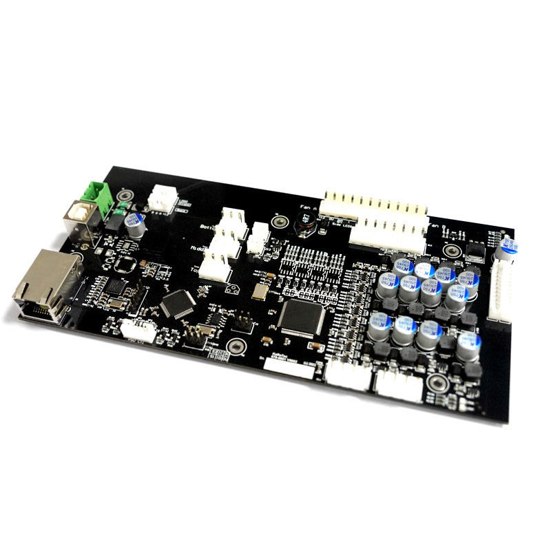 UL-Zertifizierung 2 Schicht 0,1 mm Mindestspuren starre PCB-Systemprodukt / PCBA-Einheit Produkt In KB6160C